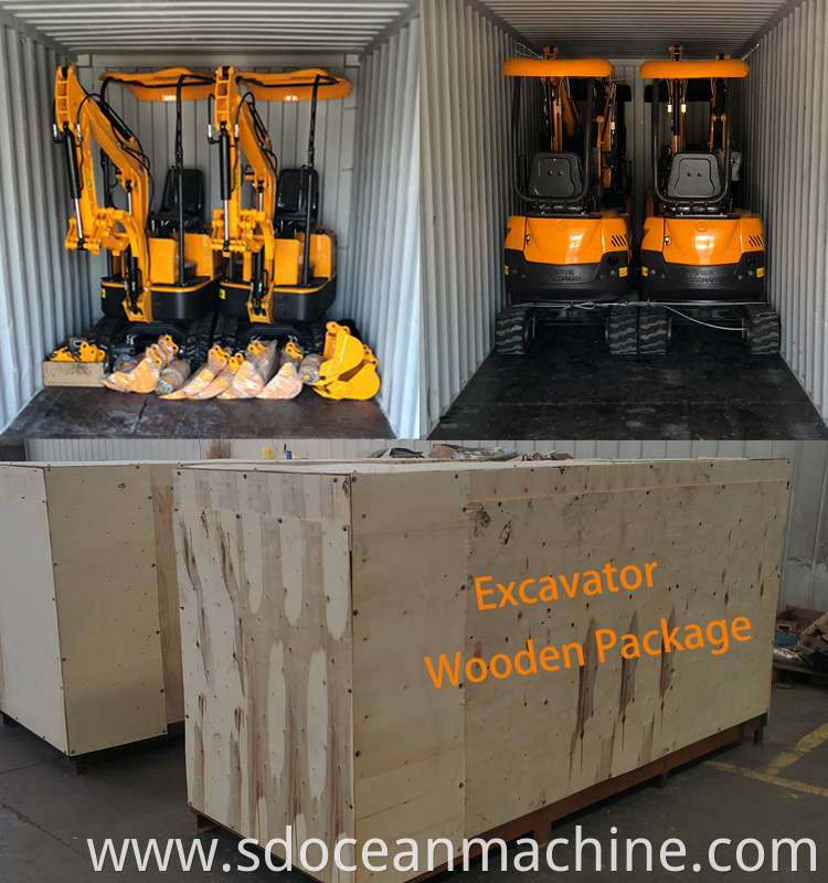 smaller excavator packaging